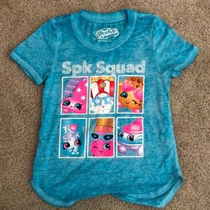 Girls Teal Shopkins Shirt